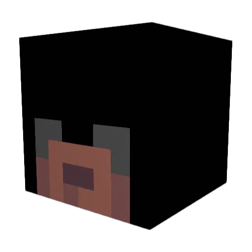 Intellinet Minecraft avatar head, 3D render