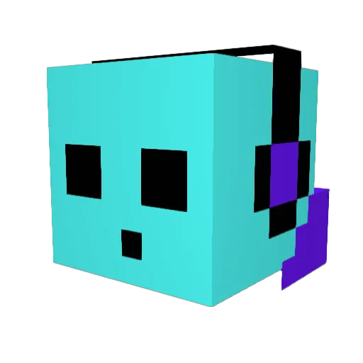 Intense__Killer Minecraft avatar head, 3D render