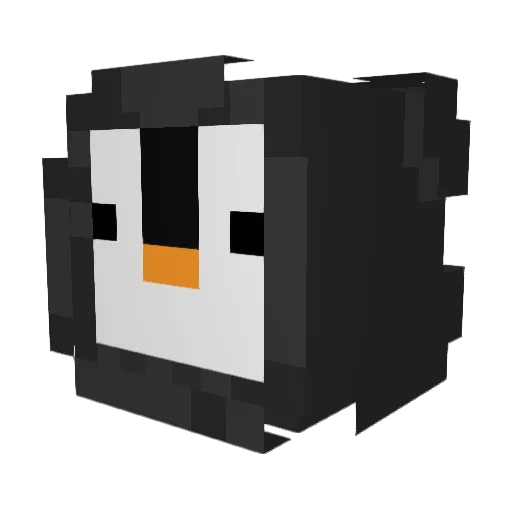 Intense_wizardy Minecraft avatar head, 3D render