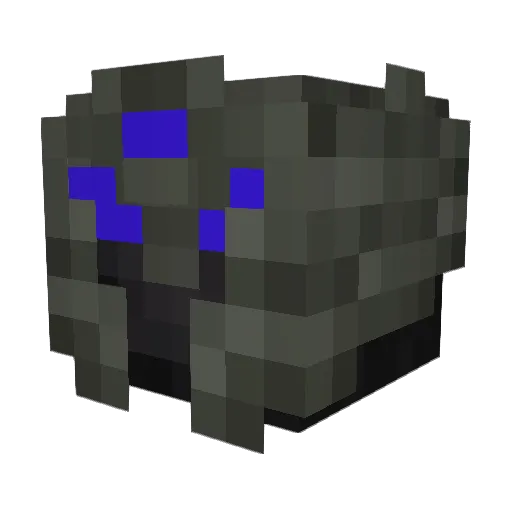 Intentiouns Minecraft avatar head, 3D render