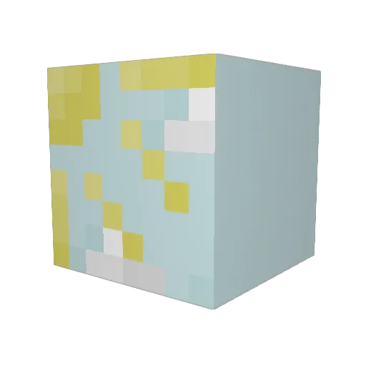 Intentiviti Minecraft avatar head, 3D render