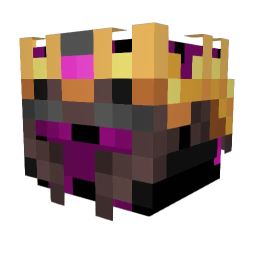 Intenz0 Minecraft avatar head, 3D render