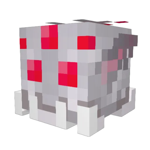 InterNeti Minecraft avatar head, 3D render