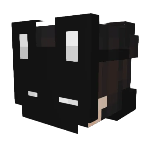 Interesgarria Minecraft avatar head, 3D render