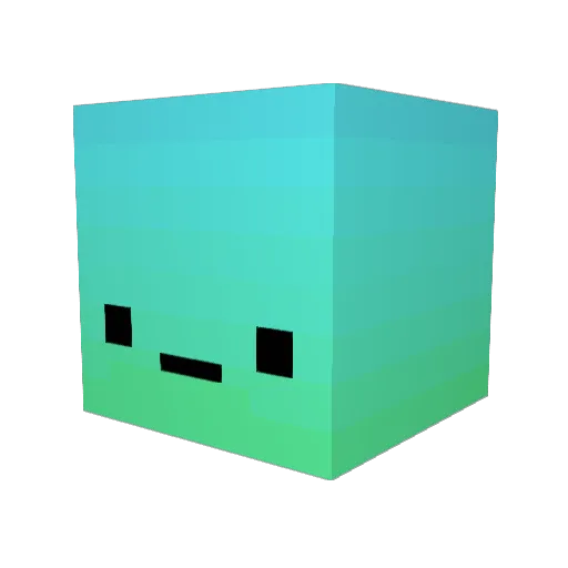 Interestelar Minecraft avatar head, 3D render