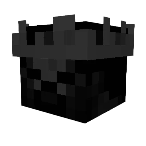 Interhate Minecraft avatar head, 3D render