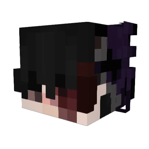 Interlocution Minecraft avatar head, 3D render