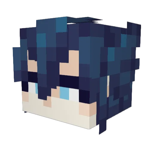 IntermediateCPU Minecraft avatar head, 3D render