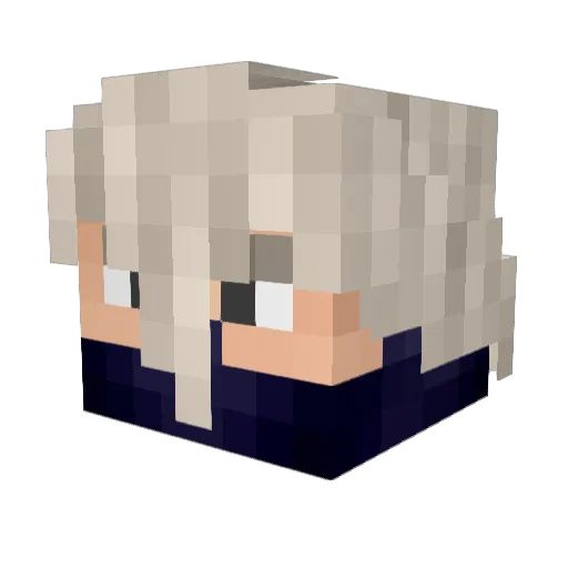 InternetDork Minecraft avatar head, 3D render