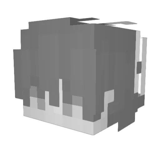 InternetMafia Minecraft avatar head, 3D render