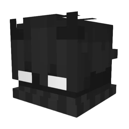 Interpeace Minecraft avatar head, 3D render