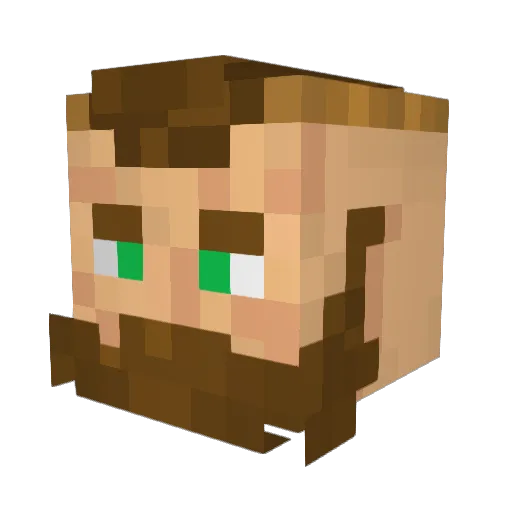 Interstellar724 Minecraft avatar head, 3D render