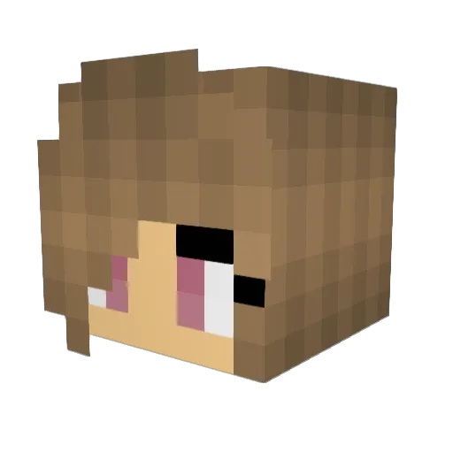 InterstellarGod Minecraft avatar head, 3D render