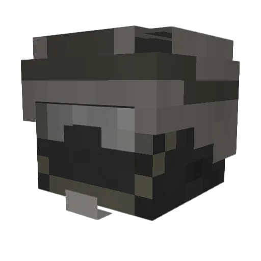 Intexcel Minecraft avatar head, 3D render