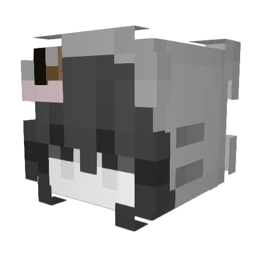 IntoMiria_ Minecraft avatar head, 3D render