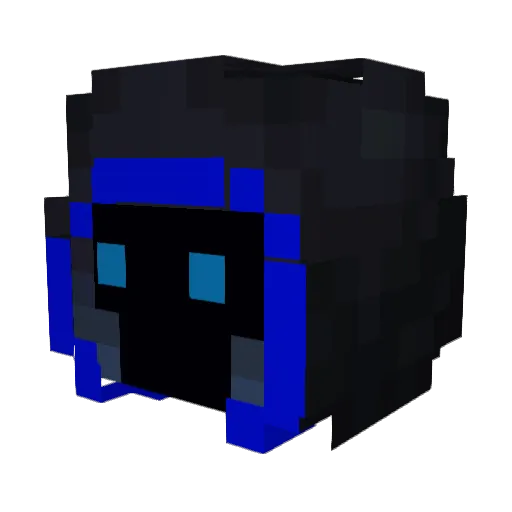 IntotheWind Minecraft avatar head, 3D render