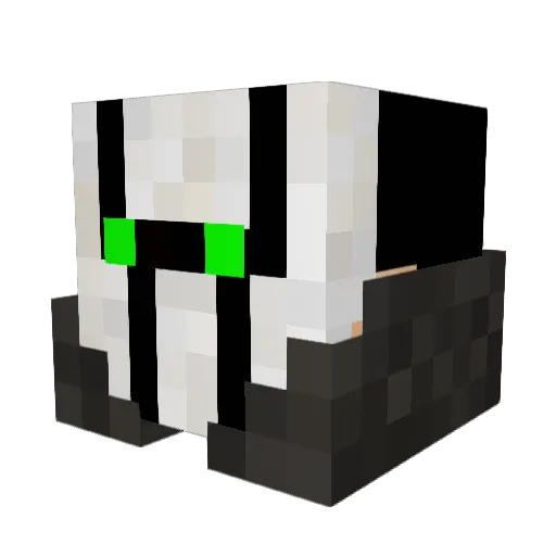 Intox420 Minecraft avatar head, 3D render