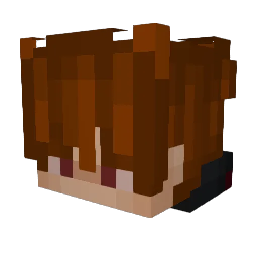 Intoxica Minecraft avatar head, 3D render