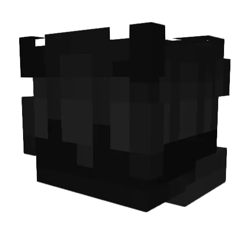 Intriguing Minecraft avatar head, 3D render
