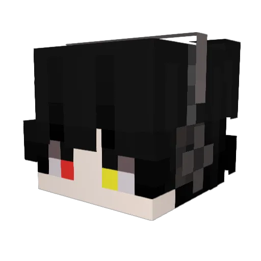 Inuka__ Minecraft avatar head, 3D render