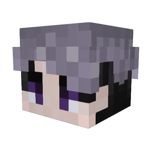 Inumael Minecraft avatar head, 3D render
