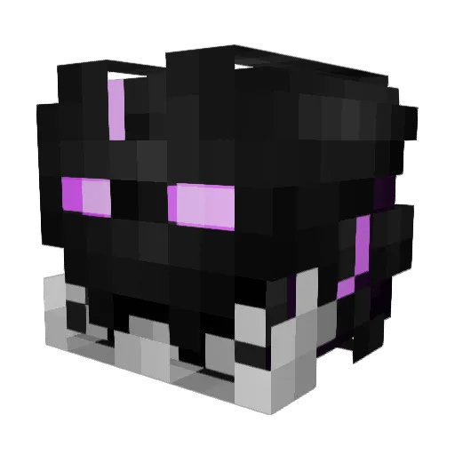 Invaluable Minecraft avatar head, 3D render