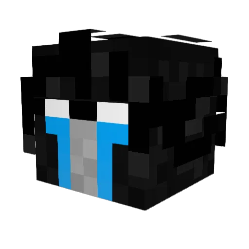 Inversa Minecraft avatar head, 3D render