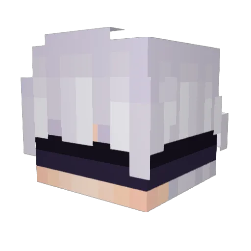 Invicto07 Minecraft avatar head, 3D render