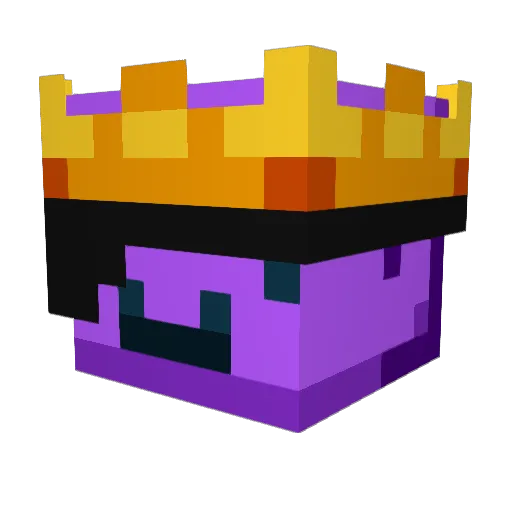 InvisKnightMC Minecraft avatar head, 3D render