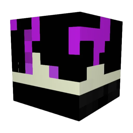 Invis_King Minecraft avatar head, 3D render