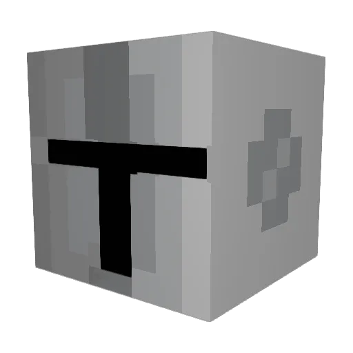 InvisibleUndead Minecraft avatar head, 3D render