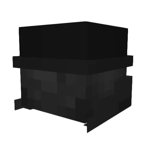 Invisible_Agent Minecraft avatar head, 3D render