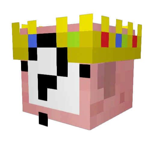 Invisiblx_ Minecraft avatar head, 3D render