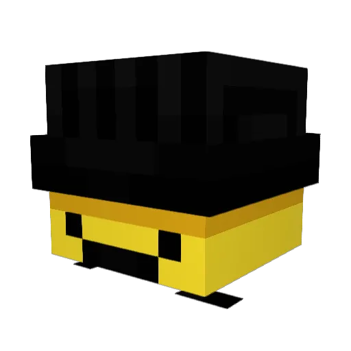 Inxee_Anims Minecraft avatar head, 3D render