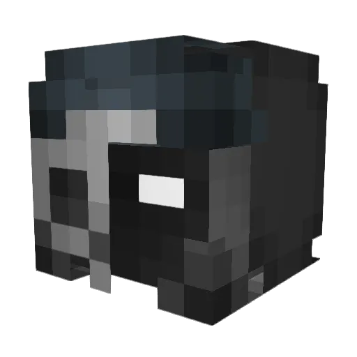Inz4ne_XE Minecraft avatar head, 3D render