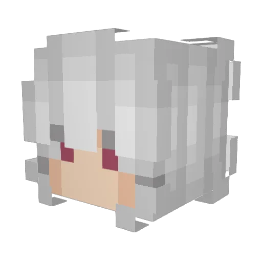 IoIer1111 Minecraft avatar head, 3D render