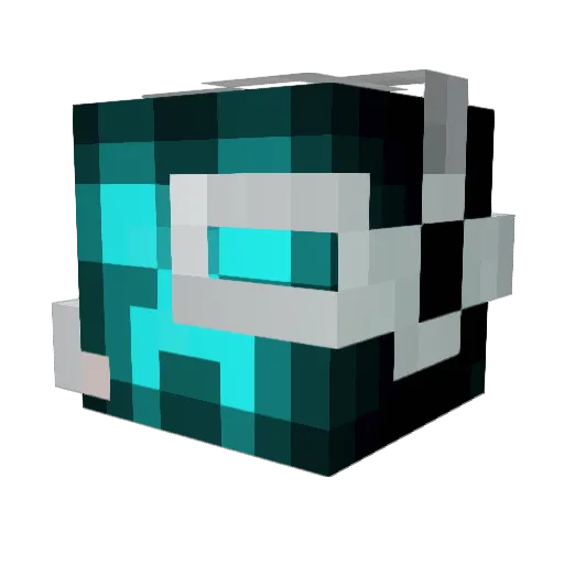 IoMyth Minecraft avatar head, 3D render