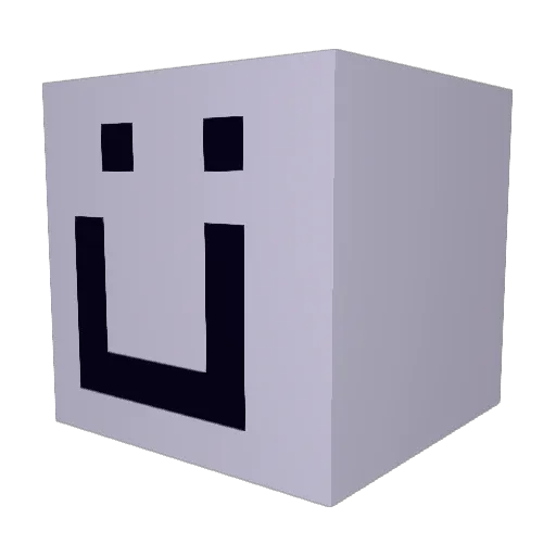 Ioanbtw Minecraft avatar head, 3D render