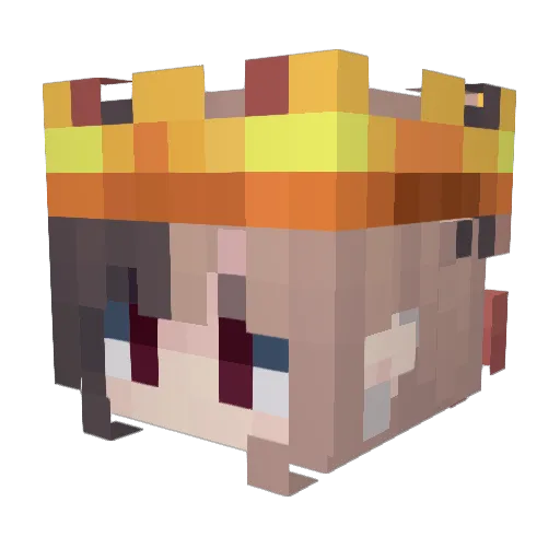 Ioctarray_MMIV Minecraft avatar head, 3D render