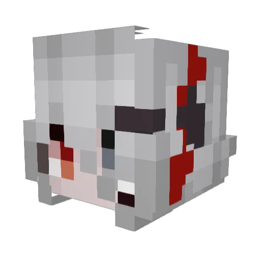 Iokheira9 Minecraft avatar head, 3D render