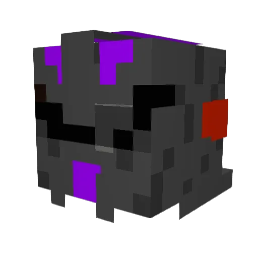 IonFlyingLobster Minecraft avatar head, 3D render