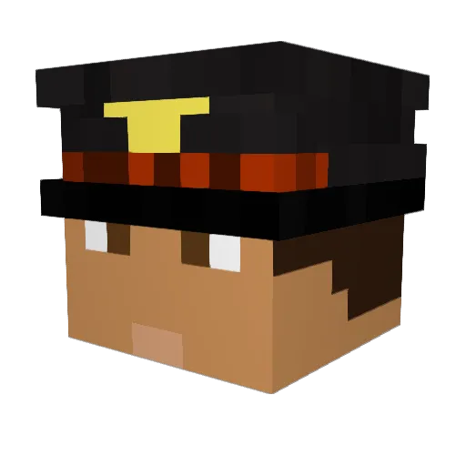 Ioni_47 Minecraft avatar head, 3D render
