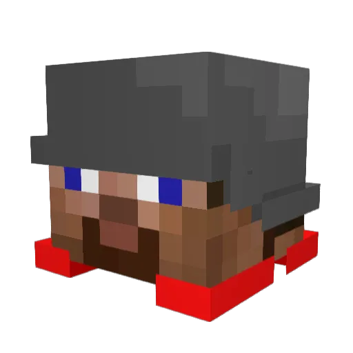 IonicCow31 Minecraft avatar head, 3D render