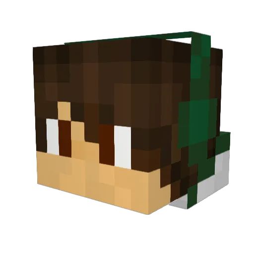 IonicMarksman85 Minecraft avatar head, 3D render