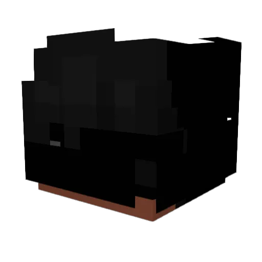 Ionic_tps Minecraft avatar head, 3D render