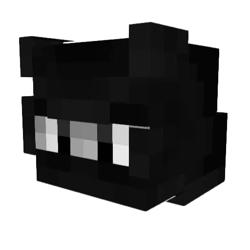 Ioniq5 Minecraft avatar head, 3D render