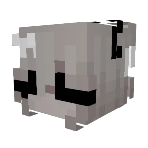 Ioonatheworld Minecraft avatar head, 3D render