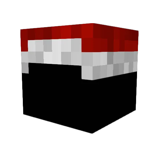 Ioshi61 Minecraft avatar head, 3D render