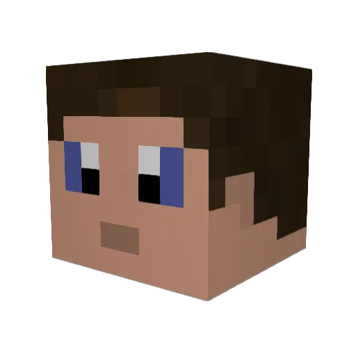 IperSlayer17 Minecraft avatar head, 3D render