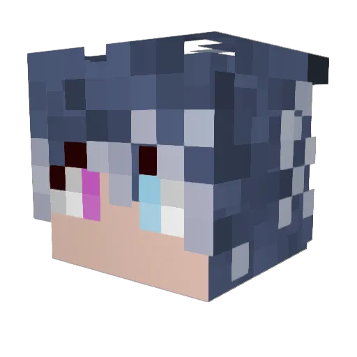 Ipha_Xerah Minecraft avatar head, 3D render